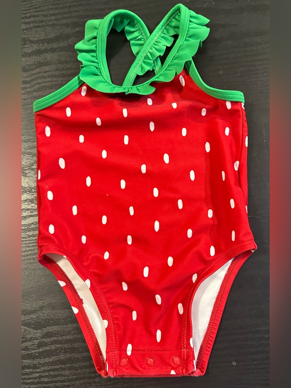 Old Navy Size 6-12 Months Strawberry Swimsuit Pre-owned